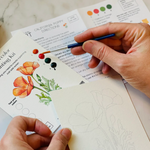 California Poppy Watercolor Kit