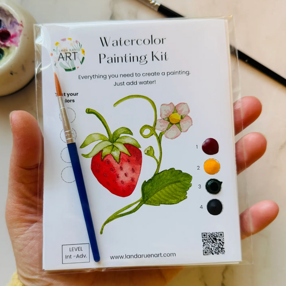 Strawberry Watercolor Kit