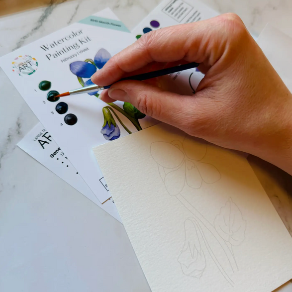 Violet Watercolor Kit