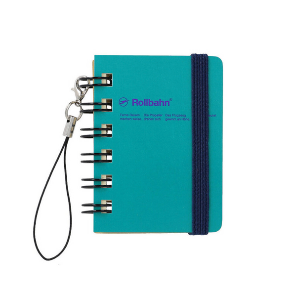 Micro Graph Rollbahn Notebook: Turquoise