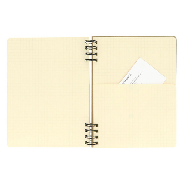 Rollbahn Flexible Notebook Pocket Pages Refill - Cream