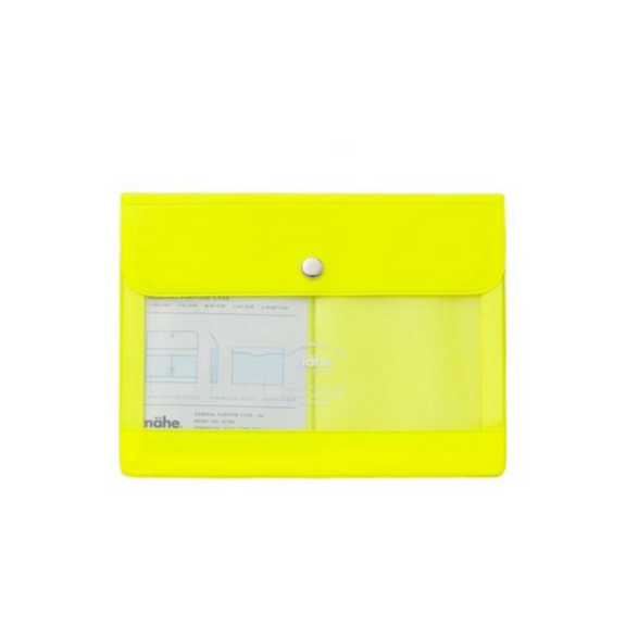 Neon Yellow General Purpose Pouch (A6)