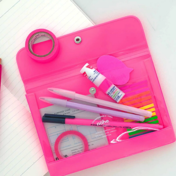 Neon Yellow General Purpose Pouch (A6)