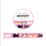 Pink Cats Washi Tape (15mm)