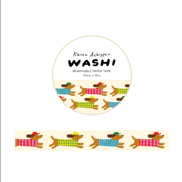 Dachschund Washi Tape (15mm)