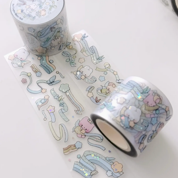 Large Sticker Roll: Star Confetti
