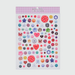 Buttons II Sticker Sheet