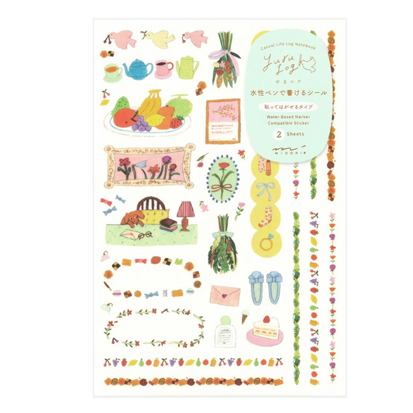 My Life Yuru Log Sticker Sheet