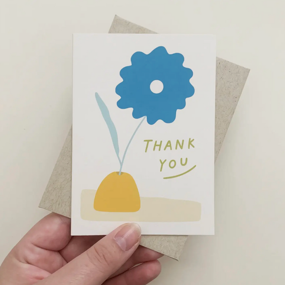 Thank You Blue Flower