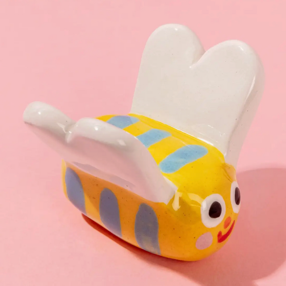 Tiny Bee Ceramic Sculpture