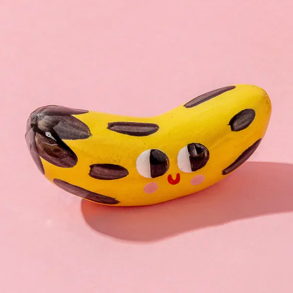 Tiny Banana Ceramic Sculpture