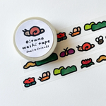 Snail and Friends Washi Tape (15mm)