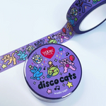 Disco Cats Washi Tape (15mm)