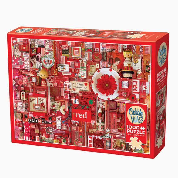 Red Puzzle - 1,000 Pieces