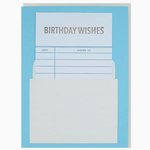 Library Birthday Card