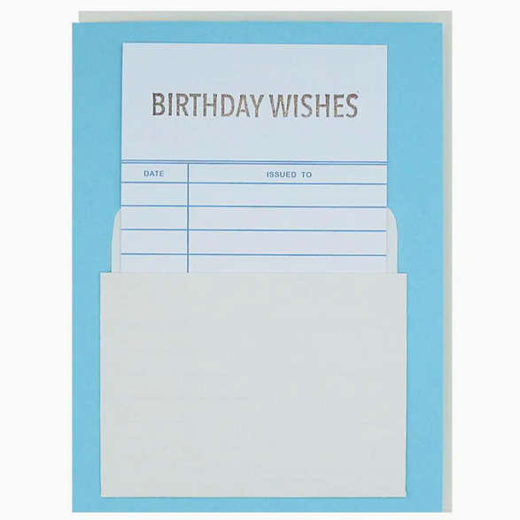 Library Birthday Card