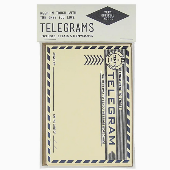Tiny Telegram Notes - Set of 8