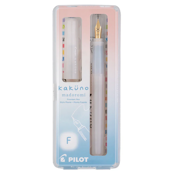 Kakuno Madoromi Ivory Fountain Pen - 2 nib options