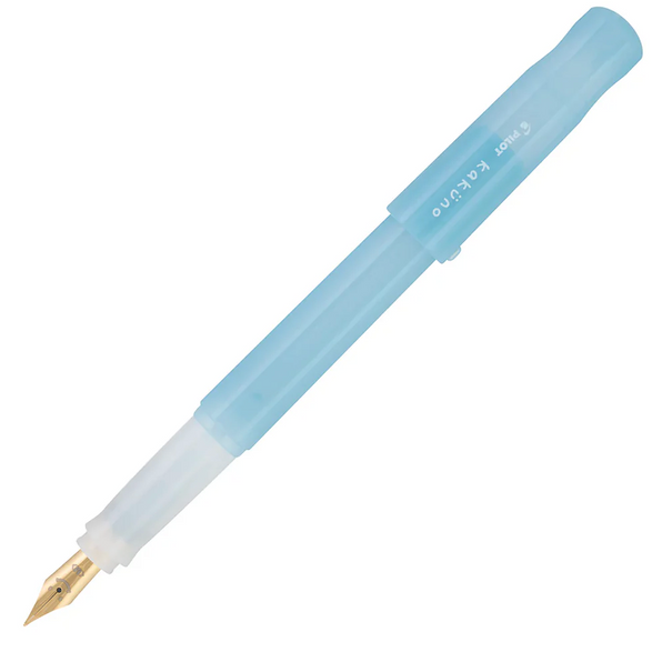 Kakuno Madoromi Blue Fountain Pen - 2 nib options