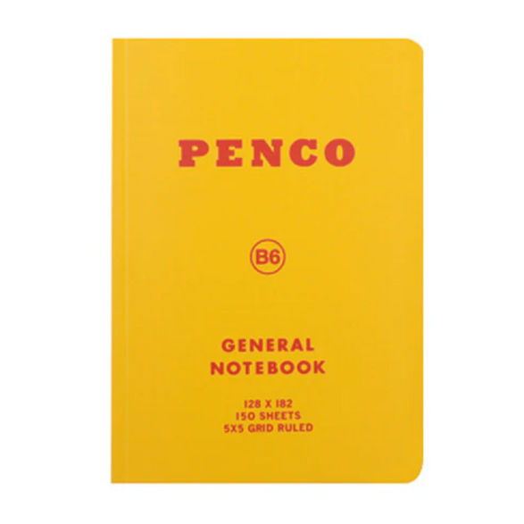 Graph Penco Notebook: Yellow (B6)