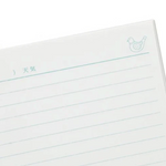 Lined Notebook: Teal + Pink Friends (B6)