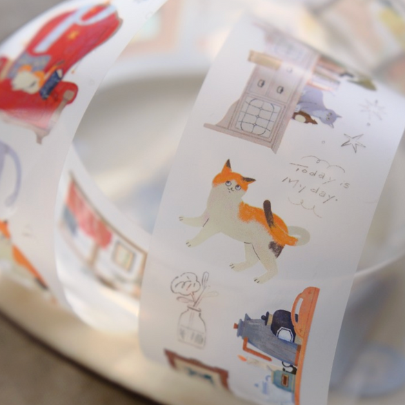 Life with Cats PET Tape