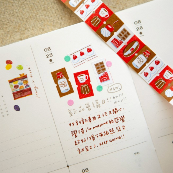 Afternoon Tea Time Label Sticker Roll