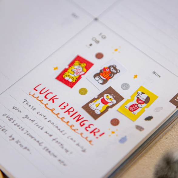Little Lucky Friends Label Sticker Roll
