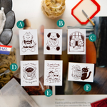 Tea Room Stamp Series - 6 options
