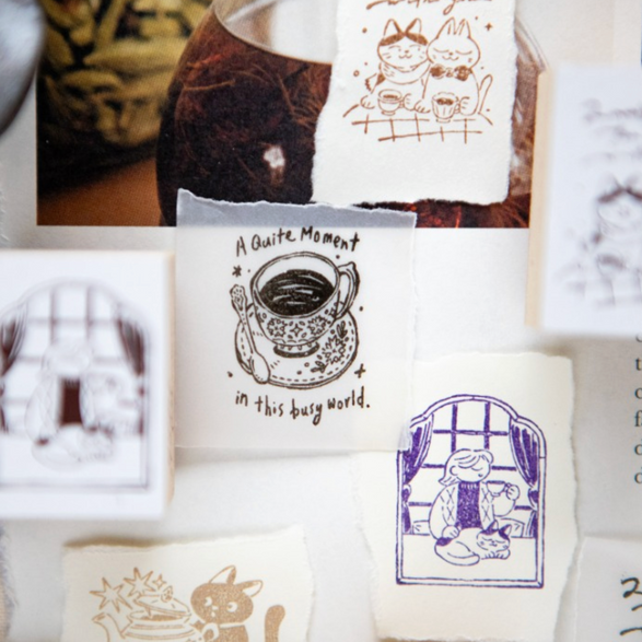 Tea Room Stamp Series - 6 options