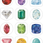Kitta Sticker Booklet - Gems