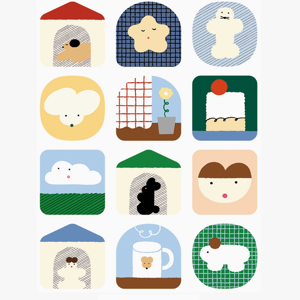 Kitta Sticker Booklet - Home