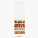 Kitta Tab Washi Stickers - Vegetables