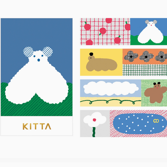 Kitta Tab Washi Stickers - Stroll