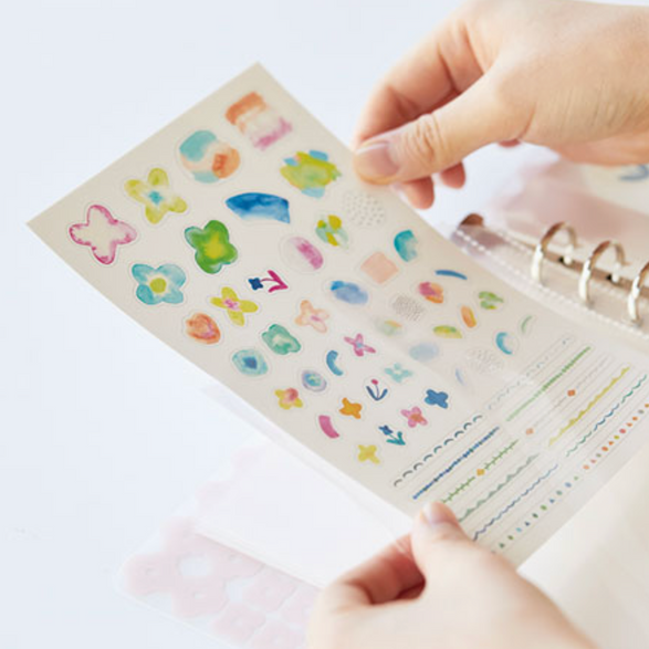 Sticker Binder: Pink Icons