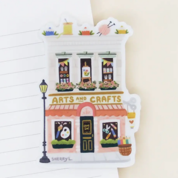 Arts & Crafts Shop Sticker