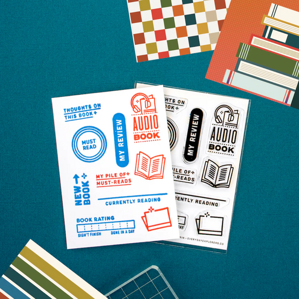 All The New Books Clear Stamp Set