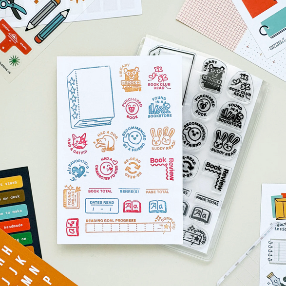 My Book Review Clear Stamp Set