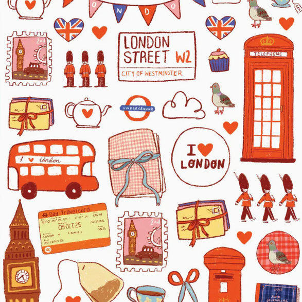 London Sticker Sheet