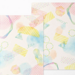 Dot Grid Yuru Log Notebook - Pastel