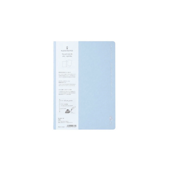 B6 Tiny Grid Blue Notebook - Graph Paper