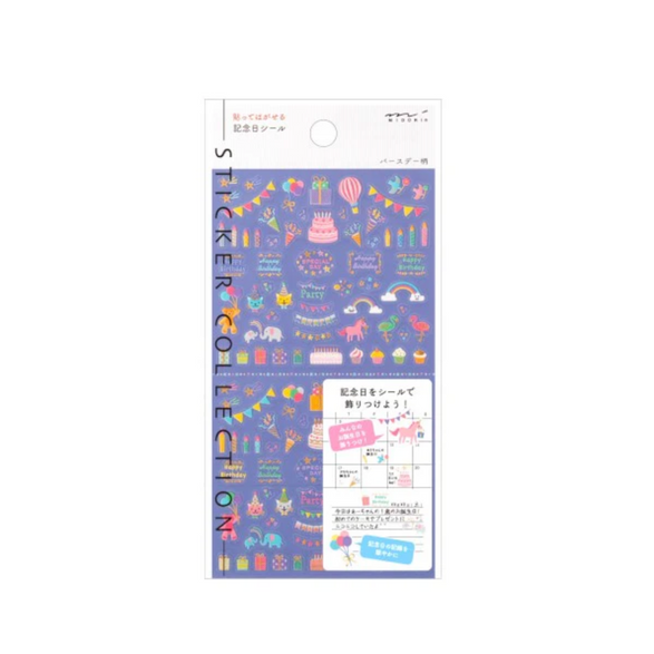 Birthday Midori Sticker Sheet