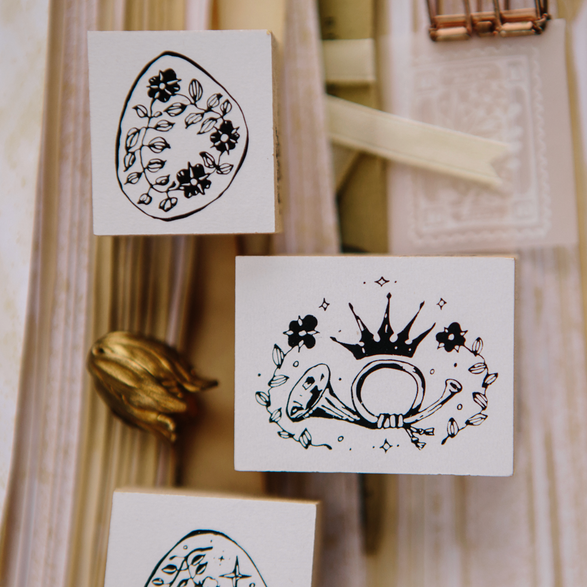 Floral Ours Stamp Set
