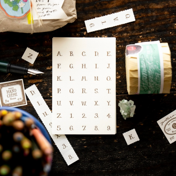 Letters Letterpress Booklet