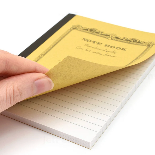 Yellow Apica Notebook - Lined (A6)