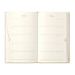 Midori Five Year Diary - Cream Floral