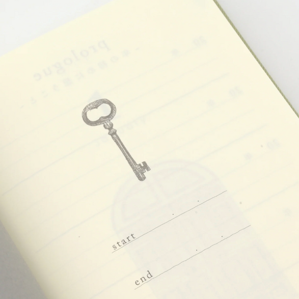 Mini Midori Five Year Diary - Green