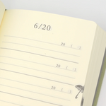 Mini Midori Five Year Diary - Green