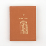 Mini Midori Five Year Diary - Red