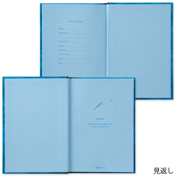 Midori 1 Year Diary - Night Sky